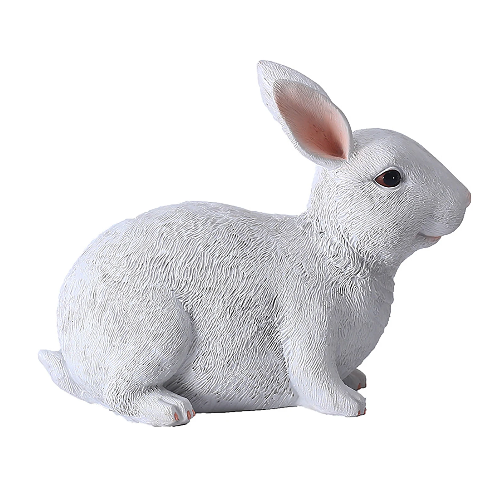 

Garden Ornaments Easter Bunny Waterproof Resin Rabbit Decoration Statue Hand Craft Art Collections For Indoor Outdoor Home Backy