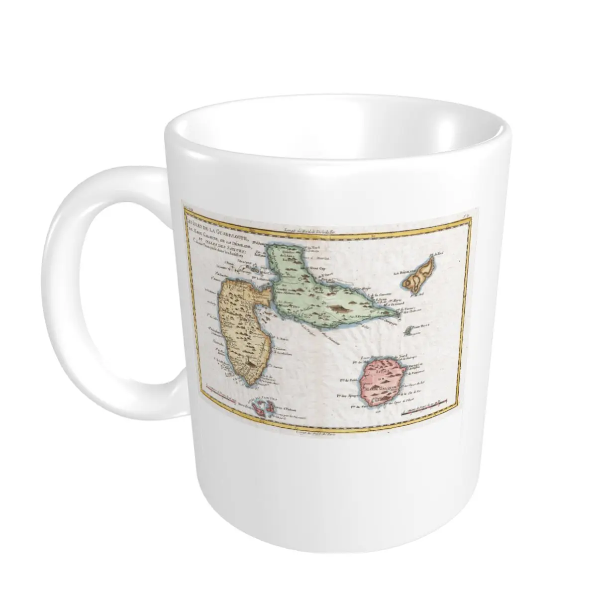

Promo Creative Vintage Map Of Guadeloupe (1780) Mugs Sarcastic R276 CUPS Print multi-function cups