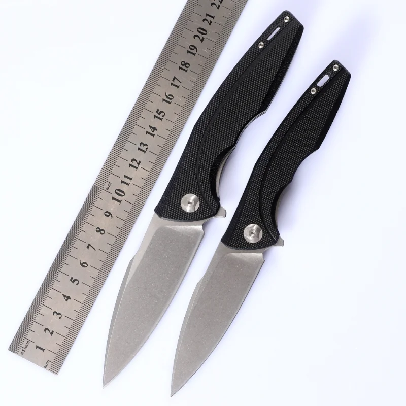 

NEW Folding Knife D2 Blade G10 Handle Pocket Outdoor Camping Survival Tactical Hunting Utility Fruit Kitchen Knives CED Tools