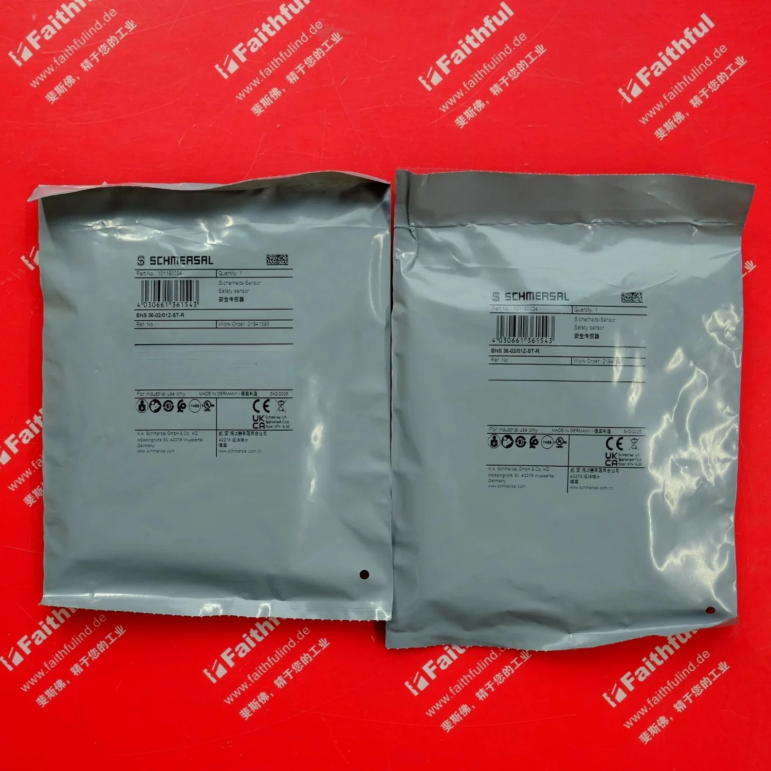 Новый датчик безопасности Schmersal 101190024 BNS 36-0201 Z-ST-R, 1 шт. (art.: 3920db36e487e) - 3920db36e487e
