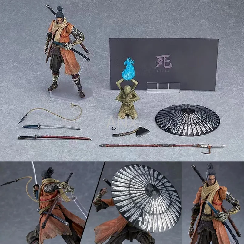 

15cm Anime Game Sekiro Shadows Die Twice Movable Action Figure PVC Statue Collectible Model Toy Gift