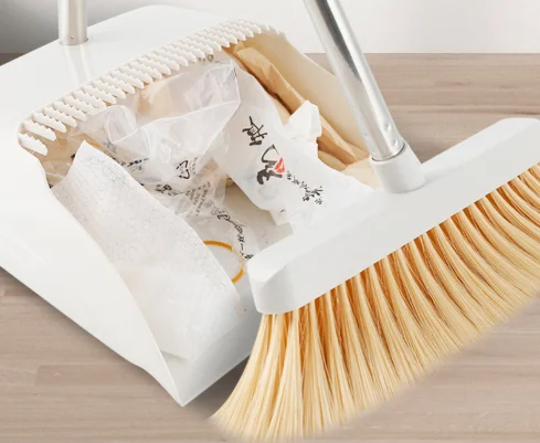 

Manufacturer direct selling broom dustpan set combined broom non stick hair plastic cleaning household bedroom broom dustpan