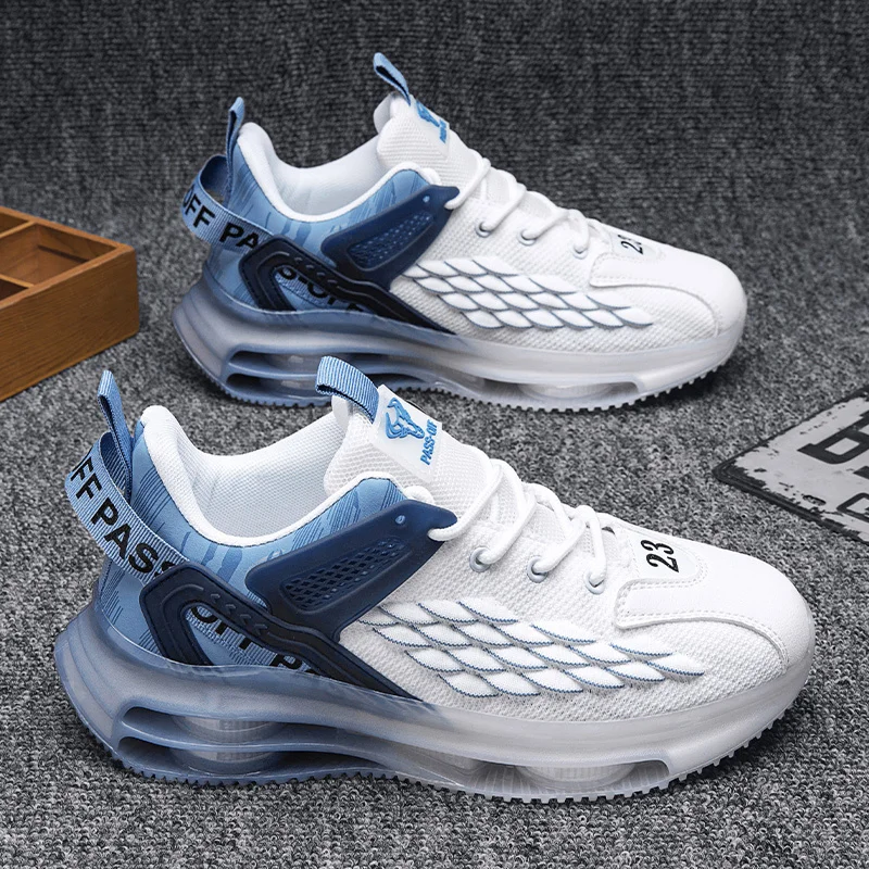 

Men Sneakers Fashion Running Shoe Outdoor Jogging Sports Shoes Breathable Mesh Casual Shoes Big Size Basketball Footwear
