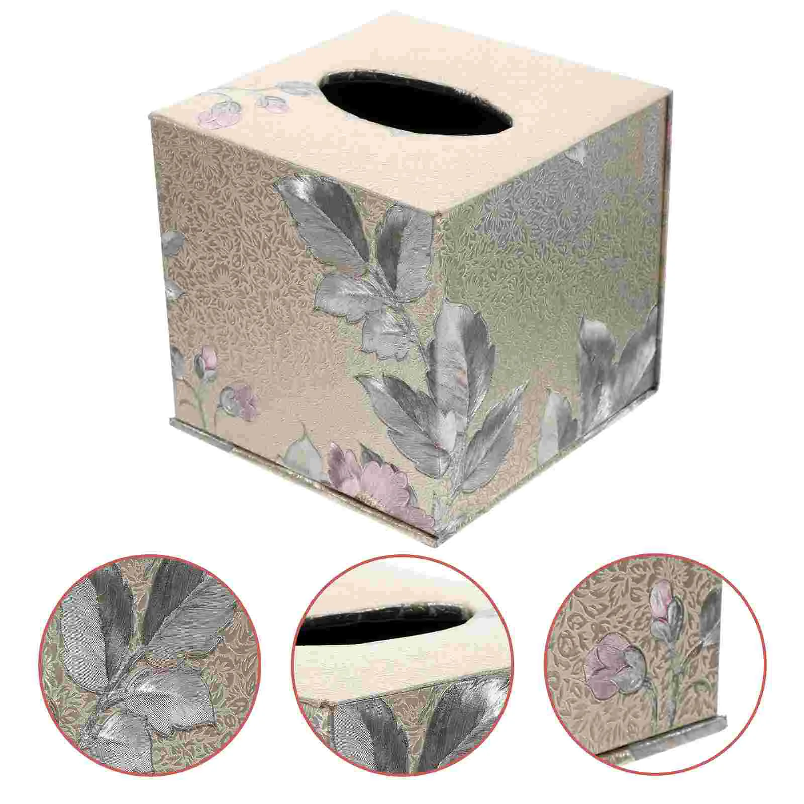 

Toilet Paper Box Tissues Dispenser Bedroom Case Organizer Desk Holder Storage Desktop