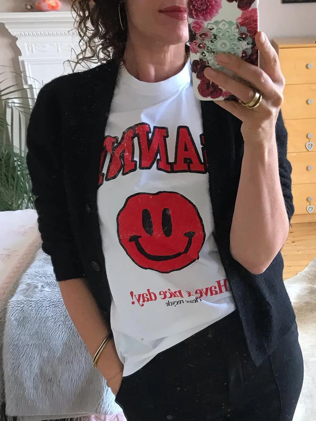 

Футболка женская с надписью Smiley, Повседневная модная футболка с коротким рукавом, в Корейском стиле, лето 2023