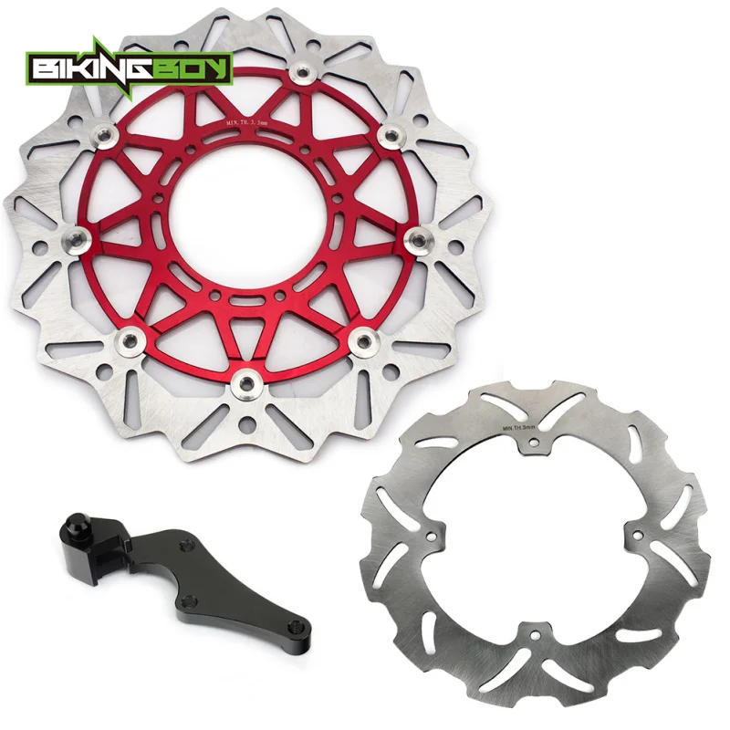 Передние и задние тормозные диски BIKINGBOY для Honda CRF250R CRF450R 15 16 17 18 CRF 320 R CBR 250 большие