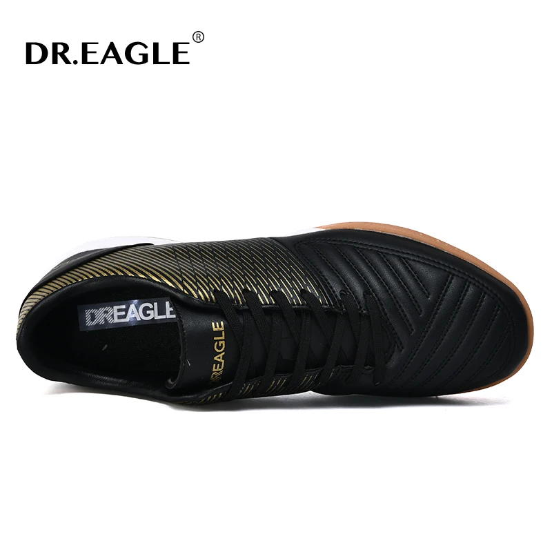 DR.EAGLE Men Indoor Football Shoes Futsal Beef Tendon Bottom Men Professional Non Slip Soccer Shoes IC Football Shoes Cleats