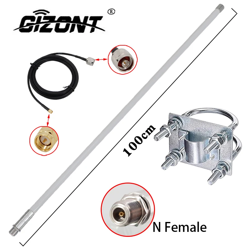 10dbi 1090MHz FPV  ADS-B Omni Fiber glass antenna for Automatic dependent surveillance broadcast air traffic control ground