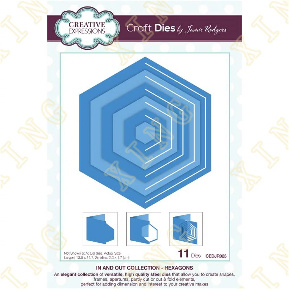 

Hexagons Metal Craft Cutting Dies Diy Scrapbook Paper Diary Decoration Card Handmade Embossing New Product for 2022 Hot Sale