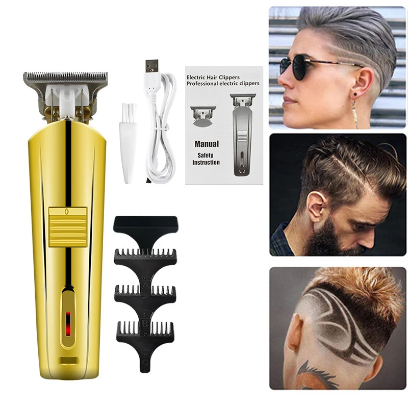 

Electric Hair Clipper Set Professional T-type External Cordless Hair Trimmer Shaver Men Hair Cutting Machine Fast Charging