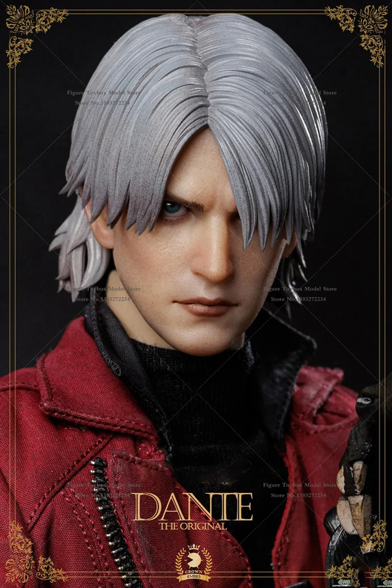 Asmus Toys DMC100 Deluxe Version 1/6 White Hair Hunter Boy Dante Фигурка Нежное оружие Модель Орнамент 12