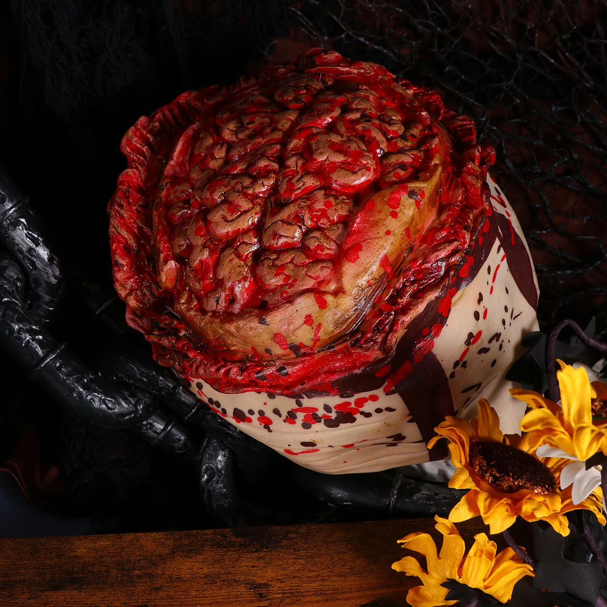 

Bloody Zombie Decorations Horror Brains Scary Fakesevered Blood Parts Brokendecoration Brainfor Hats Headpiece Cap Body