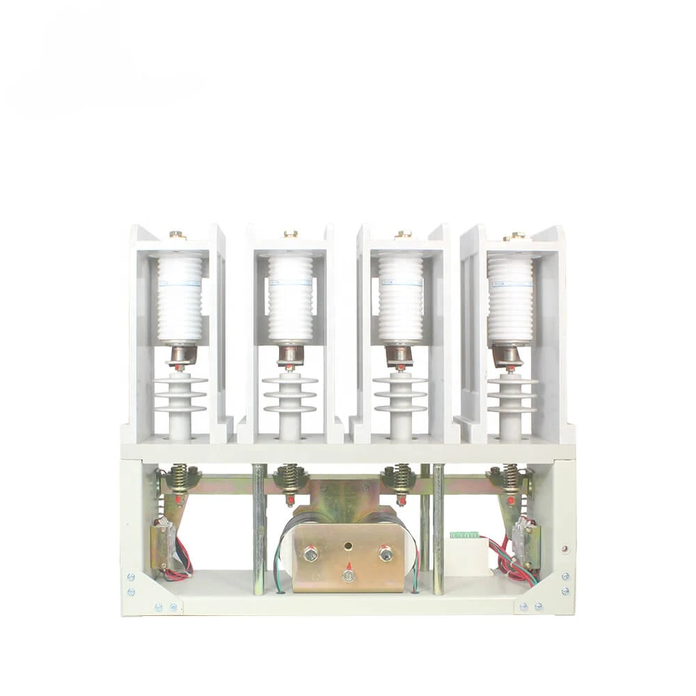 

High quality 4 poles mechanical hold contactores AC 7.2kV 12kV magnetic electrical vacuum contactor