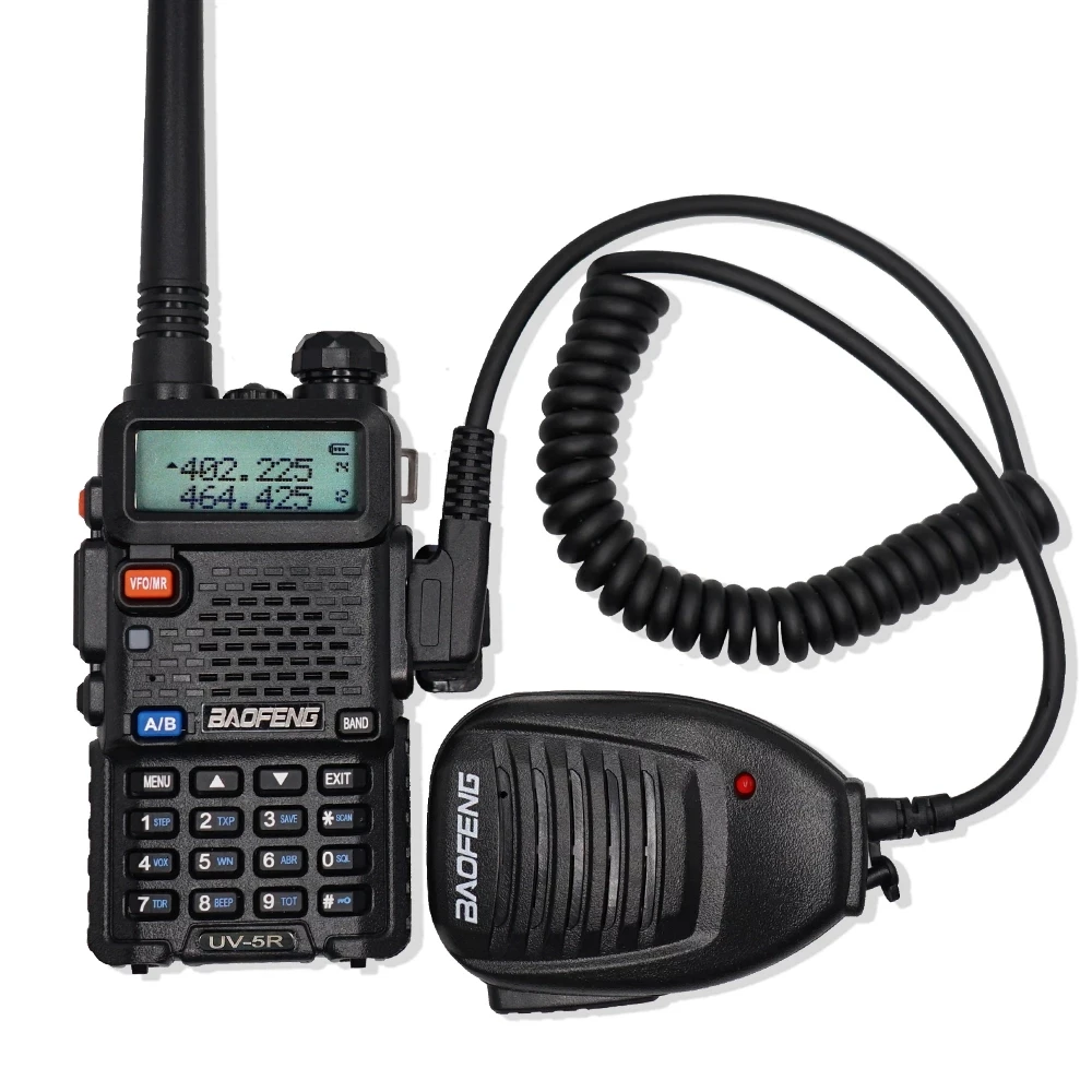 Baofeng SMS10 Two Way Radio Mic Walkie Talkie Hand Microphone Applicable models 888S 5R UV82 8D 5RE 5RA, 6R,6RA,7R enlarge