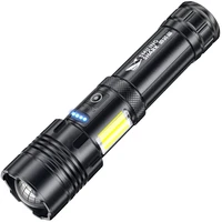 led rechargeable torch powerful outdoor lighting tactical flashlight diving lamp strong flashlight bicycle light police lights