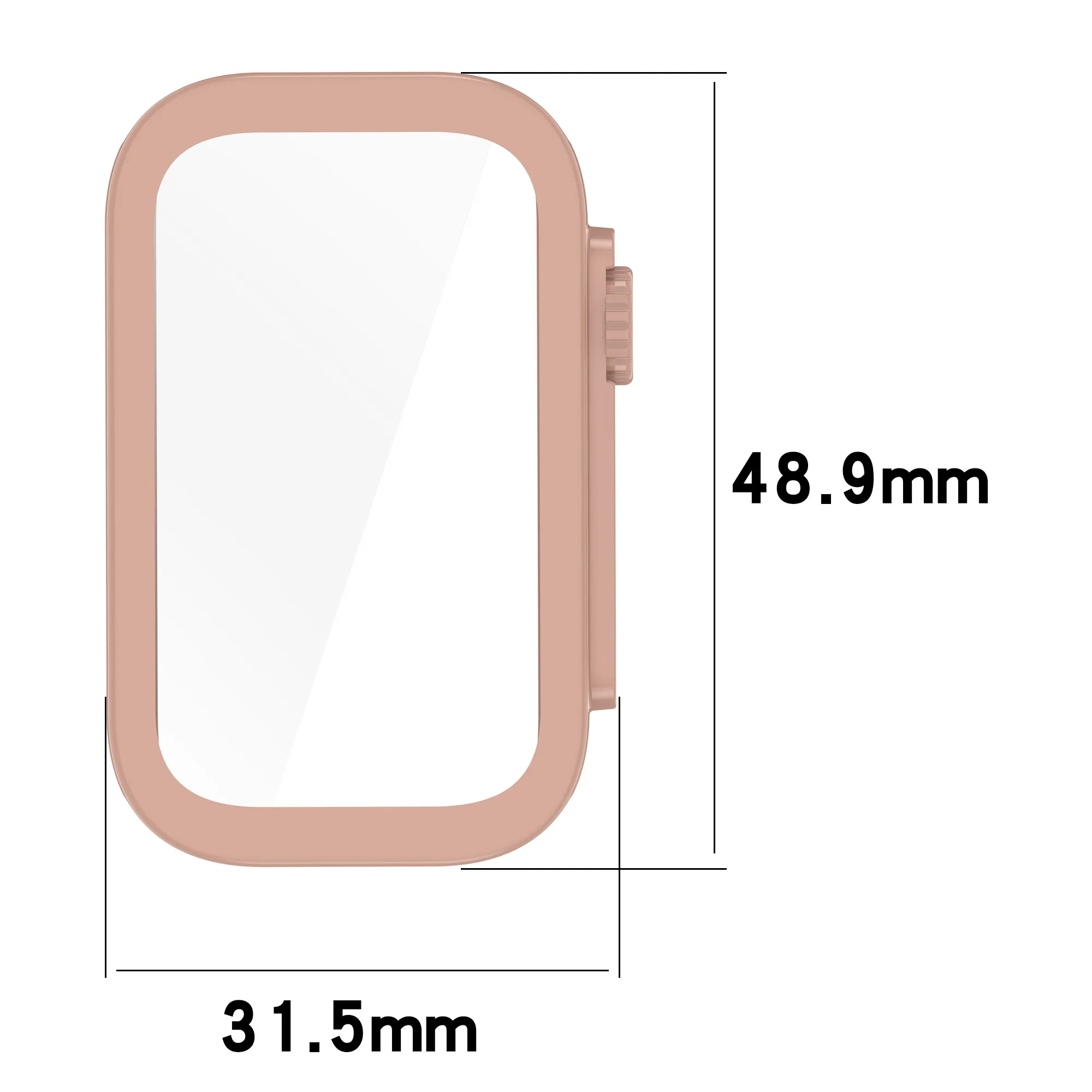 Фото Стекло + чехол для Xiaomi mi Band 9, активные аксессуары, универсальный обновленный бампер для ПК, защитная пленка для экрана Redmi Band 3, чехол №5