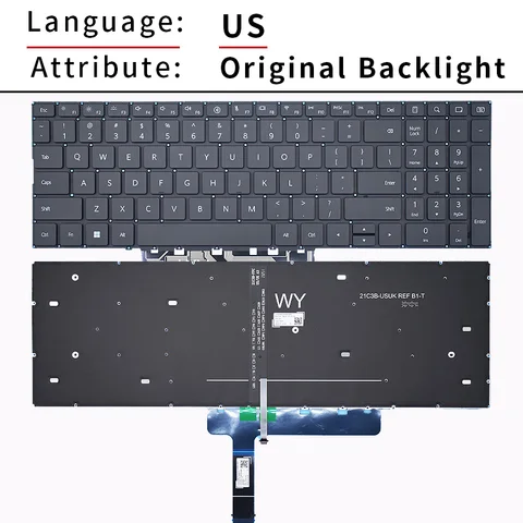 RU/русская подсветная клавиатура для HUAWEI Matebook D16