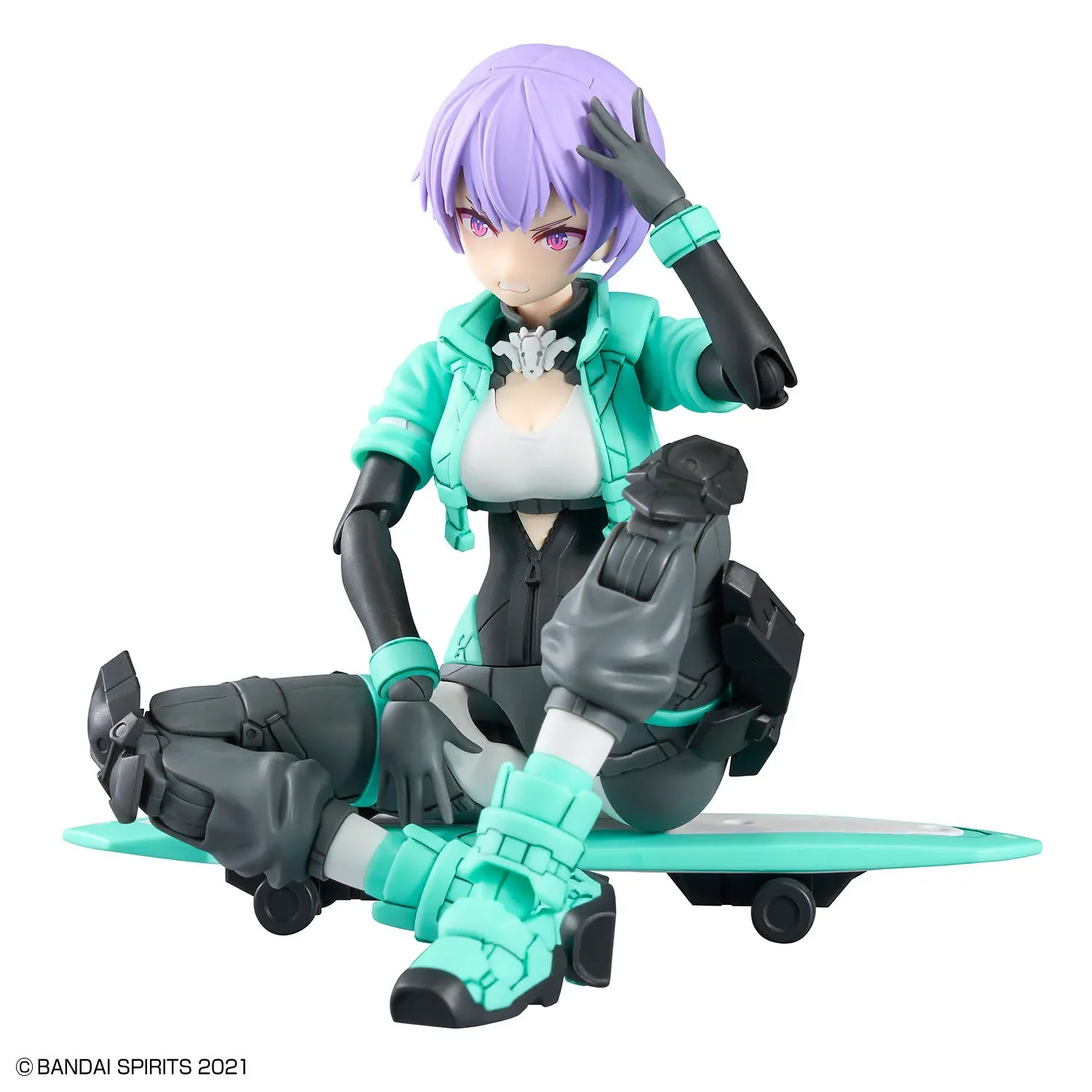 Фото BANDAI 30MS SIS-V00 RYDRA [Цвет А] ~Одежда для скейтбордисток~ Фигурка мобильного костюма девушки из аниме, сборная модель, коллекционная игрушка №3