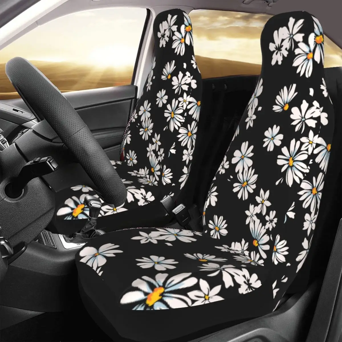 

Cute Flower Universal Car Seat Cover Protector Interior Accessories AUTOYOUTH Car Seat Cushion Polyester Hunting