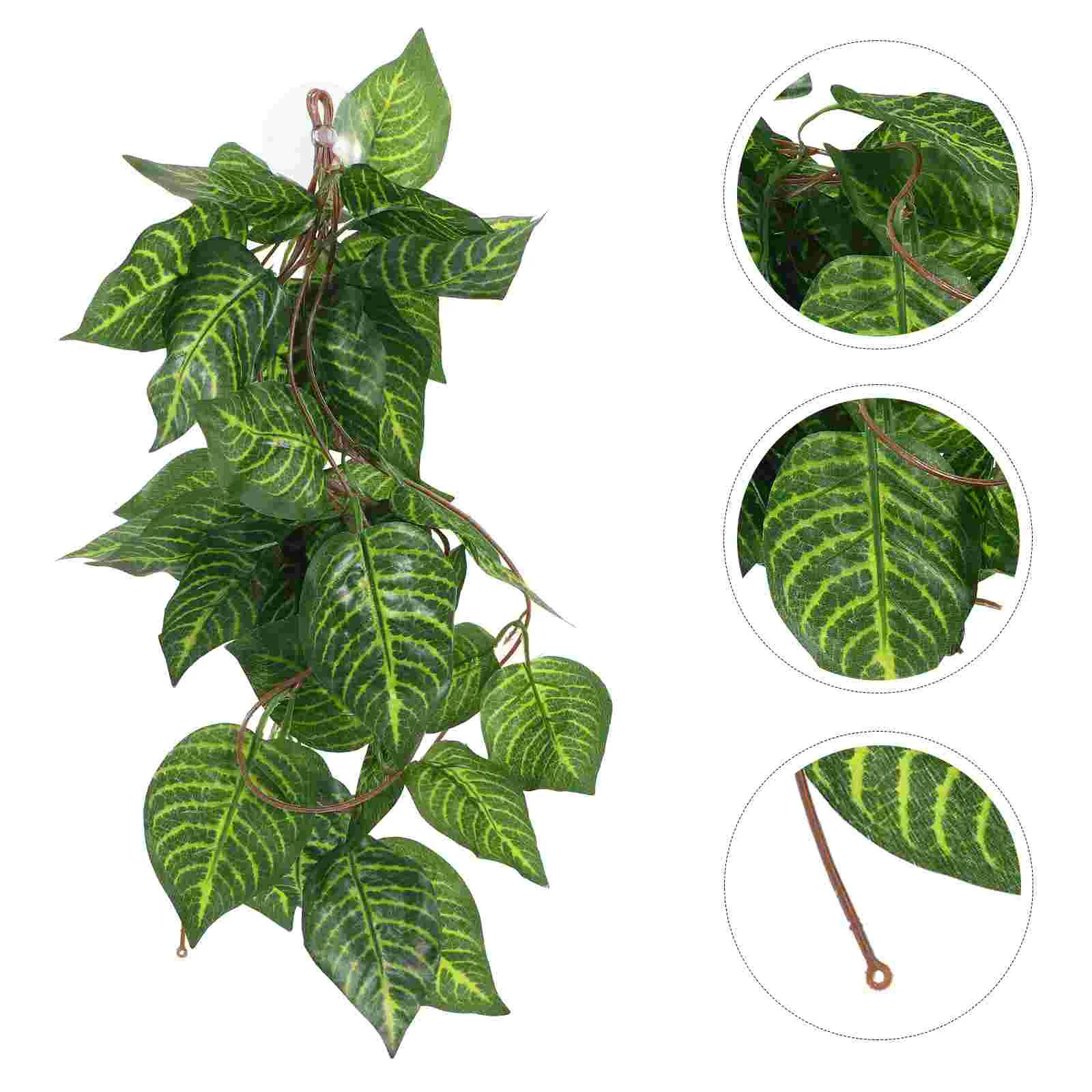 Гусеничное имитация растения декоративный аквариум искусственная змея