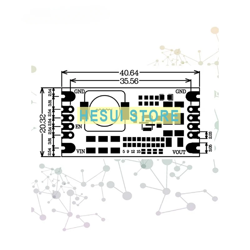 Модуль усилителя MP3429 малый размер низкая пульсация Максимальный входной ток 21 а