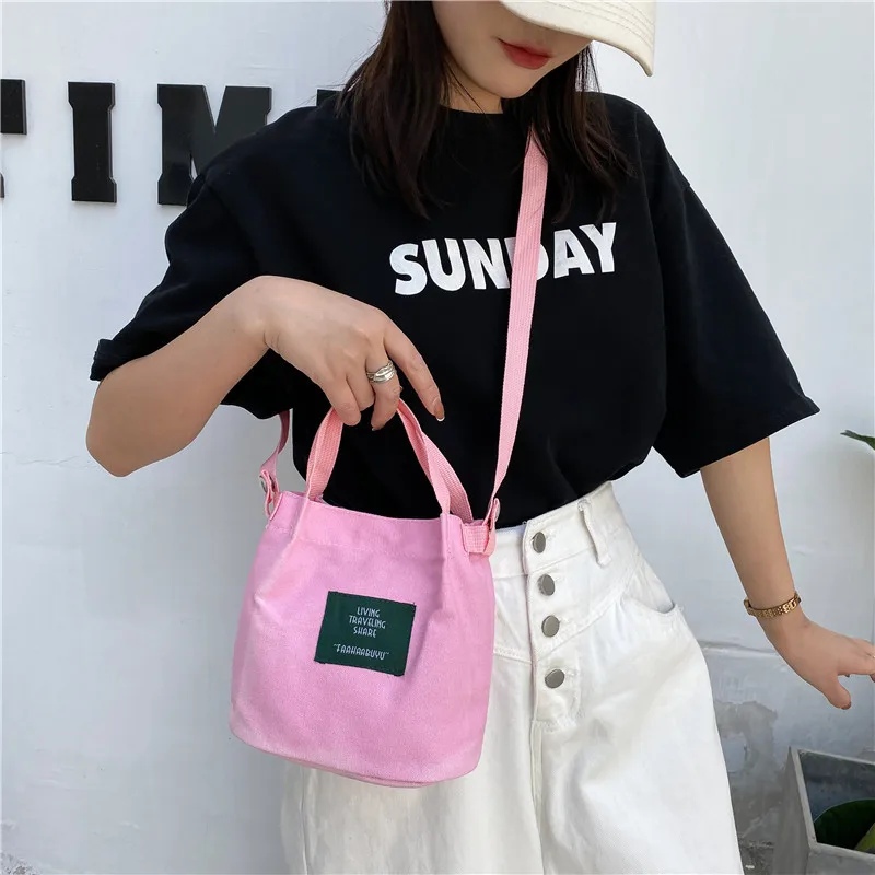 

Women Corduroy Shopping Bag Girl Canvas Cloth Shoulder Bag Environmental Storage Handbag Reusable Foldable Eco Grocery Totes