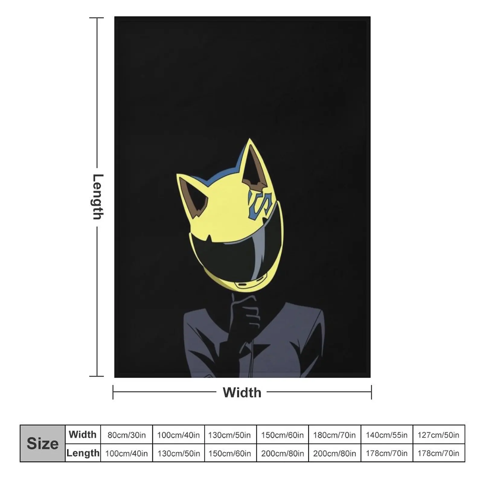 Celty Sturluson (Durarara!) одеяло из фланели теплые зимние одеяла