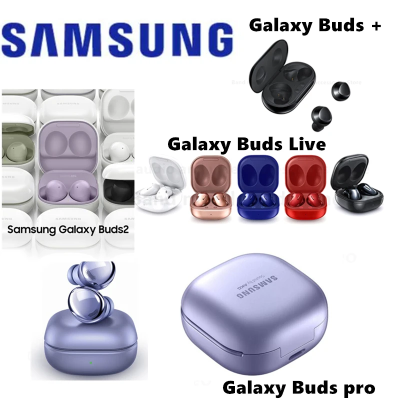 Оригинальные Samsung Galaxy Buds 2/ +/Buds Pro/Buds Live беспроводные bluetooth-наушники с беспроводной