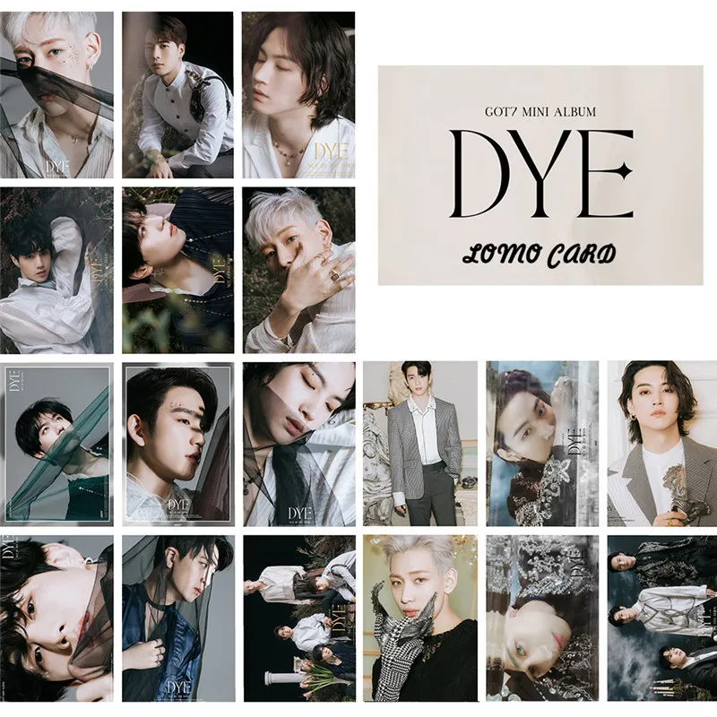 16 шт./компл. Got7 карточка новый альбом краситель JB JinYoung Марк Джексон YoungJae бэмбам