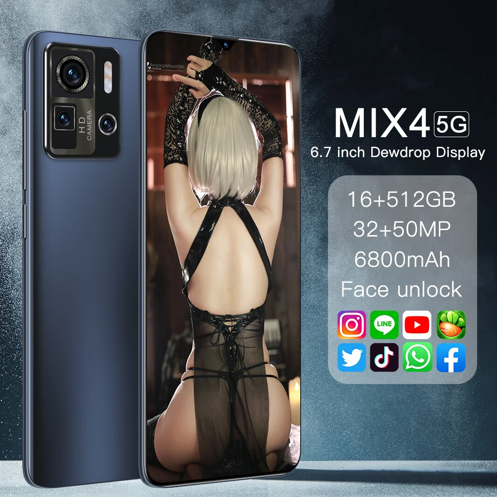 

Смартфон глобальная версия MIX4, двойная карта, 6800 МП, 6,7 мАч, 512 дюйма, 16 ГБ, 11,0 ГБ, HD, Android, 10 ядер, 4G