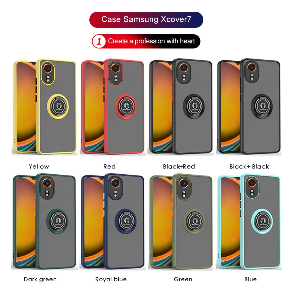 Матовый защитный чехол для телефона с камерой Samsung Galaxy Xcover7 X cover7 Чехол 7 Xcover 5G