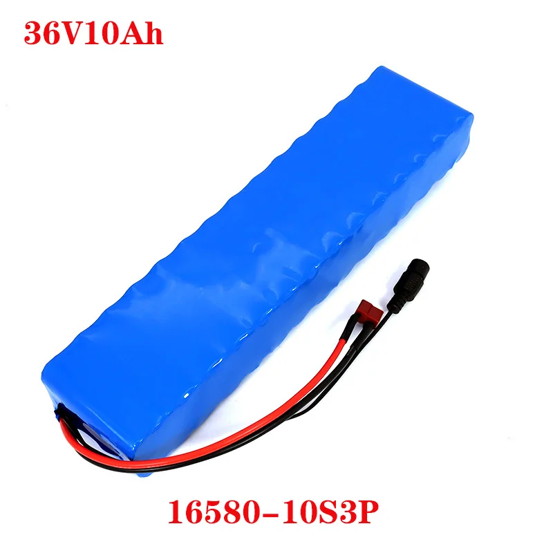 

36V 10Ah 600watt 10S3P lithium ion battery pack 20A BMS For xiaomi mijia m365 pro ebike bicycle scoot T plug free shipping
