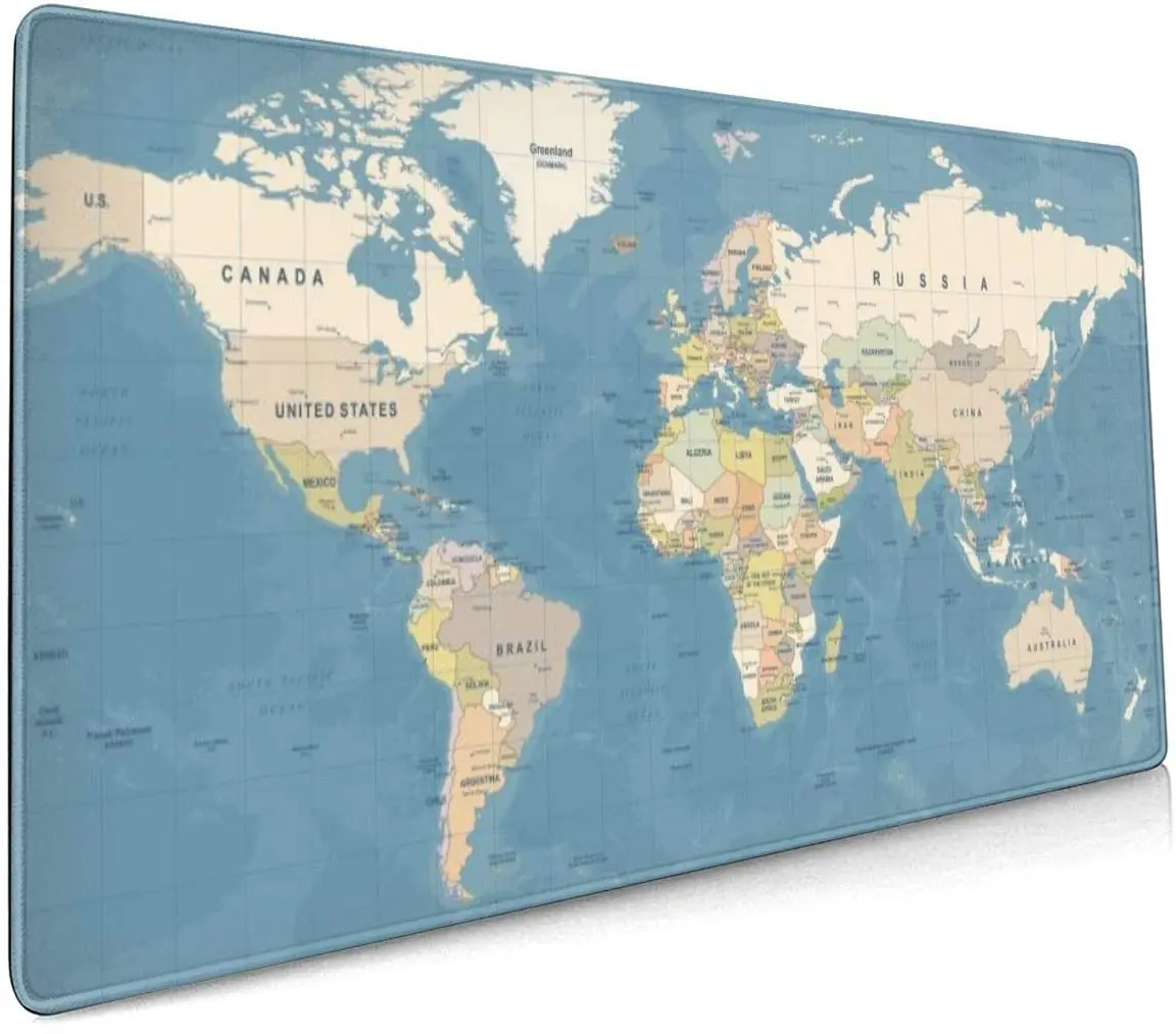 

Large Desk Mouse Pad,Funny Mouse Pad,Extended Large Pattern Anti Slip Stitched Edges Long XXL Mousepad, cute Desk Pad Keyboard