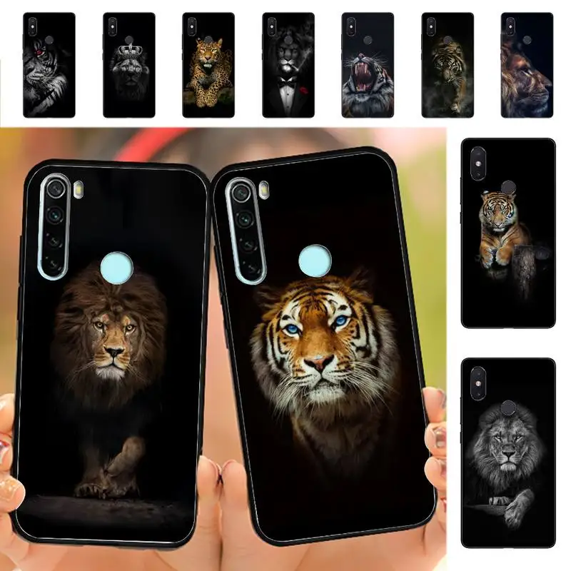 

Animal Tiger Lion Phone Case for Redmi Note 8 7 9 4 6 pro max T X 5A 3 10 lite pro