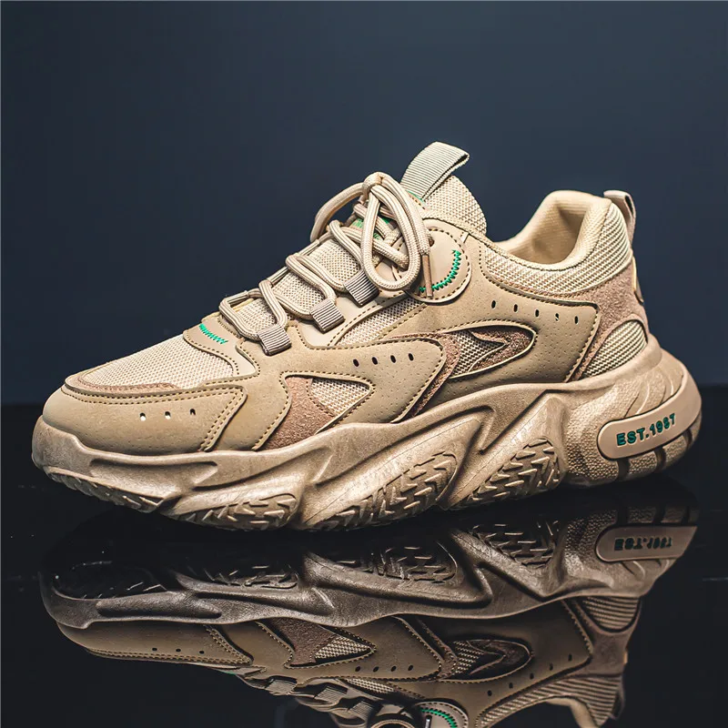 2023 Men's Running Shoes Lightweight Walking Shoe Mesh Breathable Fashion Male Outdoor Sports Sneakers Spring Tennis