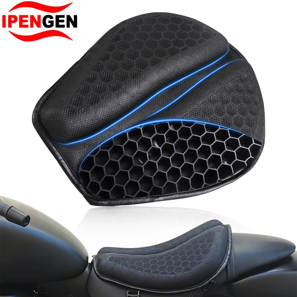 

Складная гелевая Подушка на сиденье мотоцикла, универсальная подушка на сиденье мотоцикла с 3D сотами, дышащая амортизирующая гелевая Подушка на сиденье