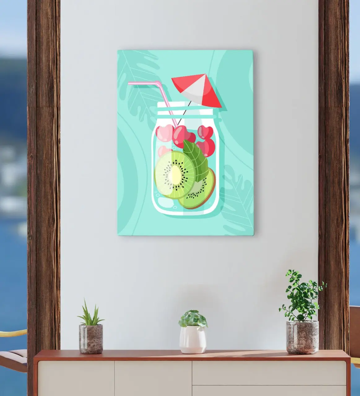 

BK Gift Cafe & Bar & Restaurant Konseptli Canvas Table 30x50cm-50