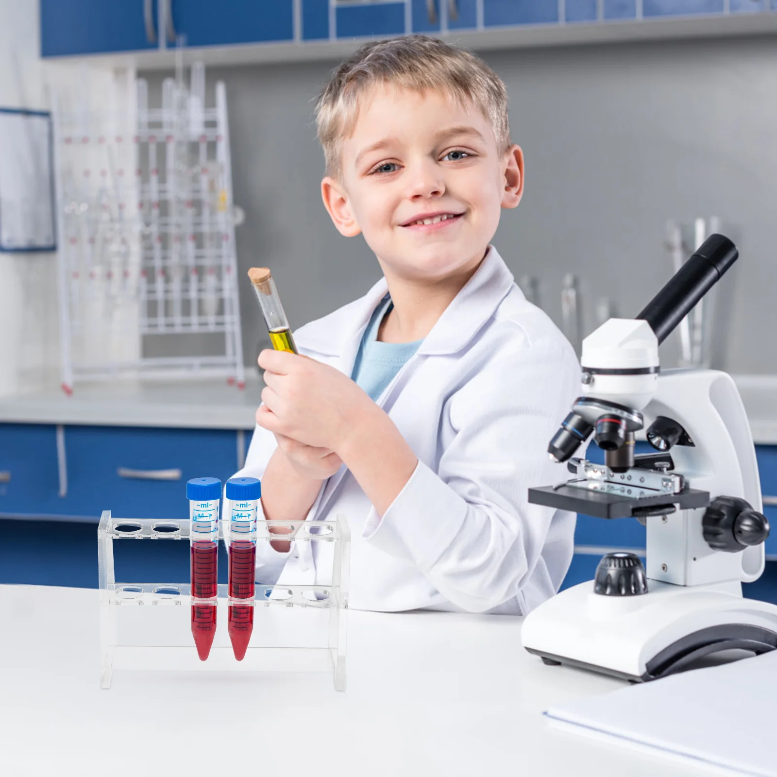 2 шт. колориметрическая стойка для пробирок