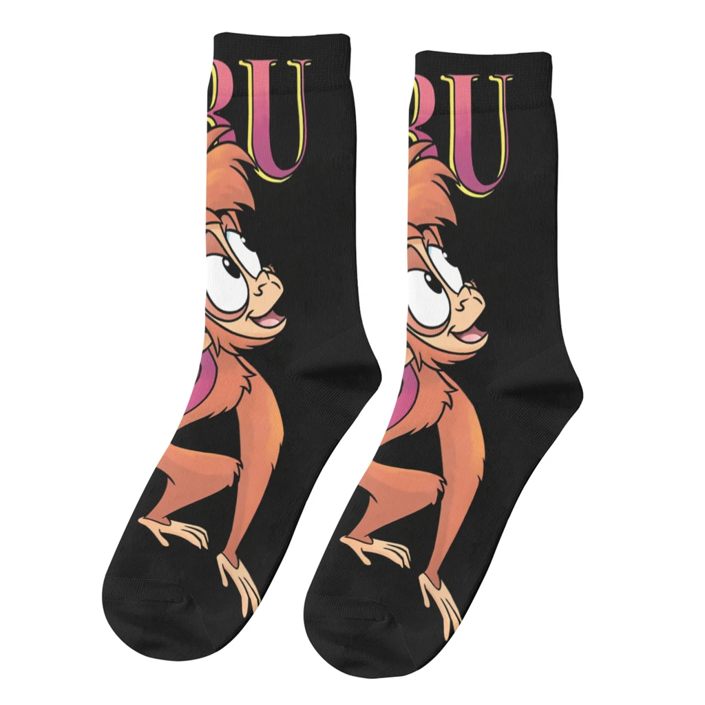 

Hip Hop Retro Named Looking Up Profile Classic Crazy Men's Socks Disney Aladdin Movie Unisex Street Style Crew Sock