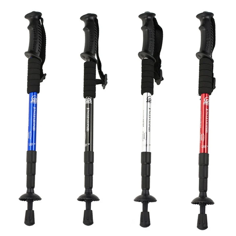 

Уличный вспомогательный Телескопический Треккинговый полюс Регулируемая трость походный Кемпинг Альпинизм выдвижной трость для пожилых ...