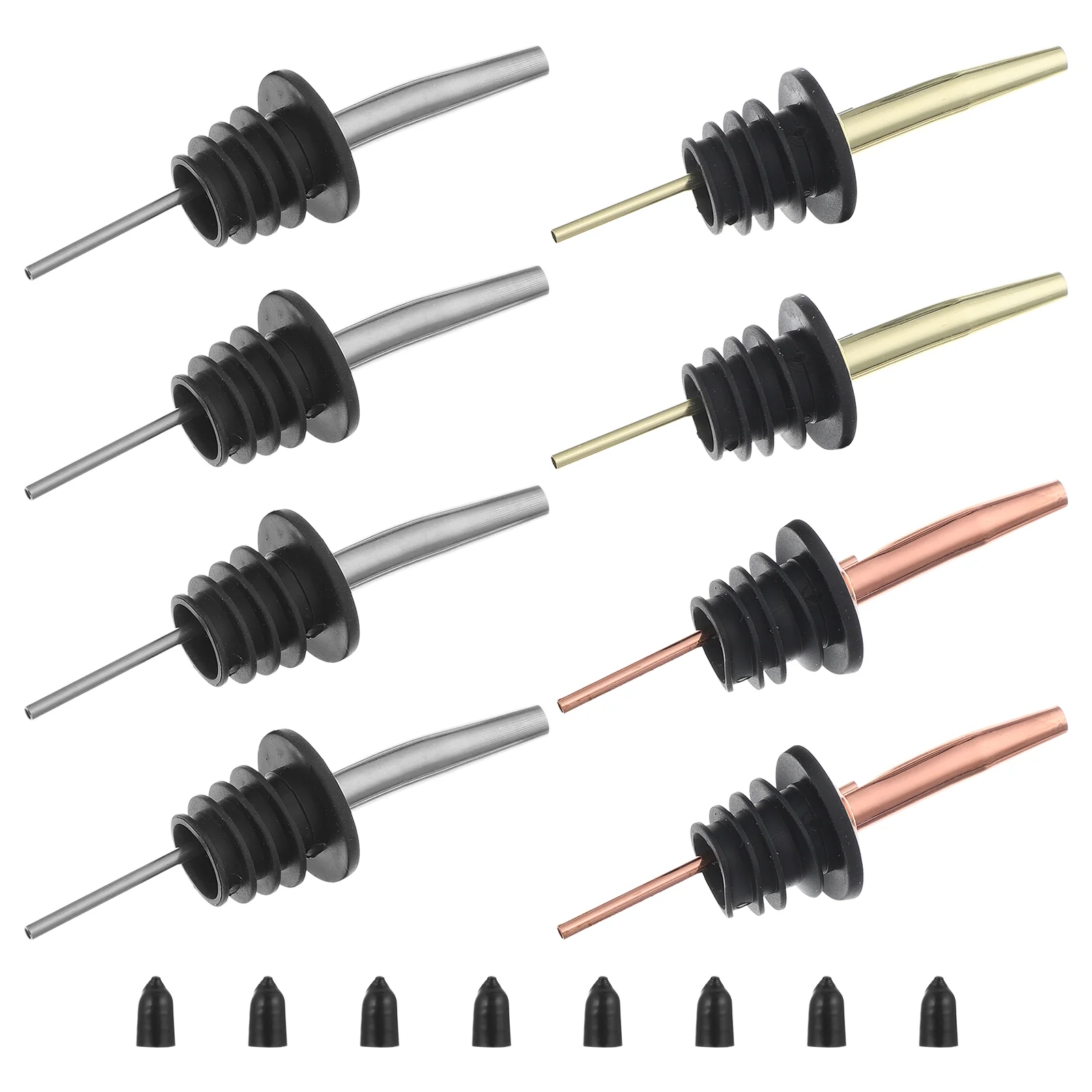 

8 Sets of Pourers Useful Bottle Pourers Stoppers Spouts