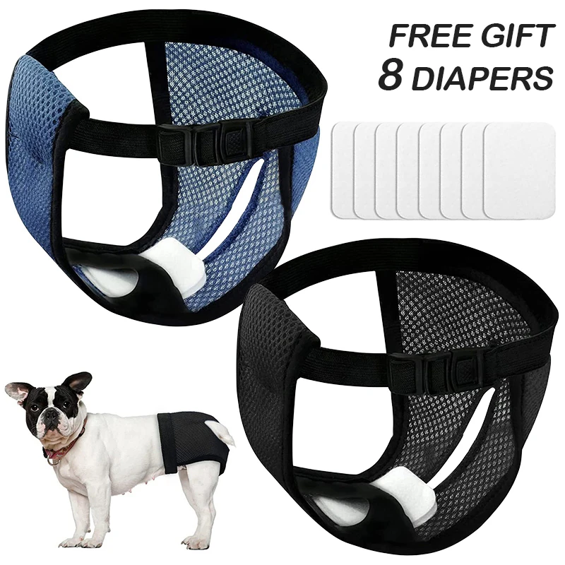 

Washable Tool Dog Female Puppy Pant Kleding Adjustable Mesh Diper Diapers Puppy Physical Dog Breathable Panties Dog Honden