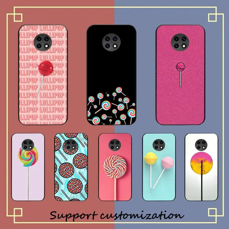 

Lollipop Phone Case for Samsung S20 lite S21 S10 S9 plus for Redmi Note8 9pro for Huawei Y6 cover
