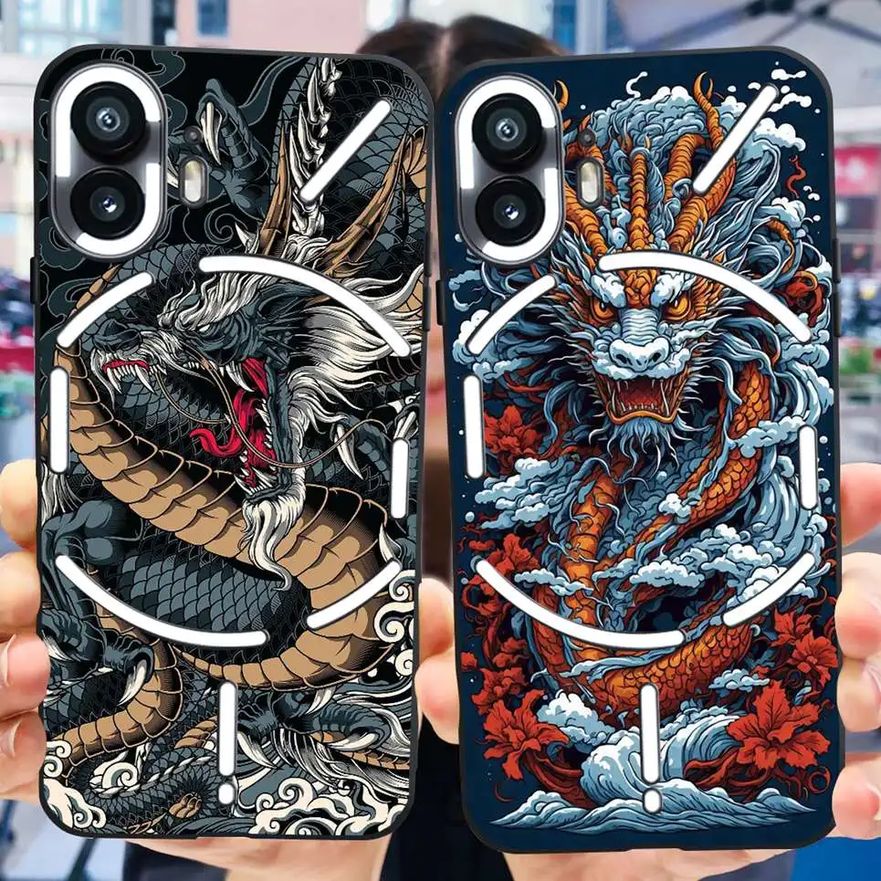 Чехол для телефона ничего 2 1 задняя крышка мультяшный дракон космос человек