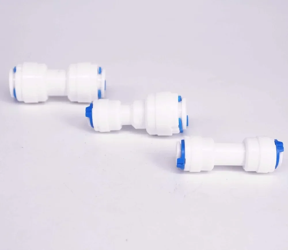 

5 шт. прямых равнопроходных редукционных соединителей для трубок с внешним диаметром 1/4" и 3/8", для аквариумов, систем обратного осмоса (RO) и диспенсеров для воды