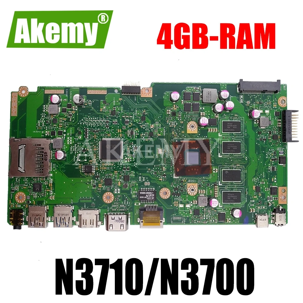 

NEW!X540SA mainboard REV 2.0 For Asus X540 X540S X540SA X540SAA laptop motherboard Test ok 4GB-RAM N3710/N3700 CPU