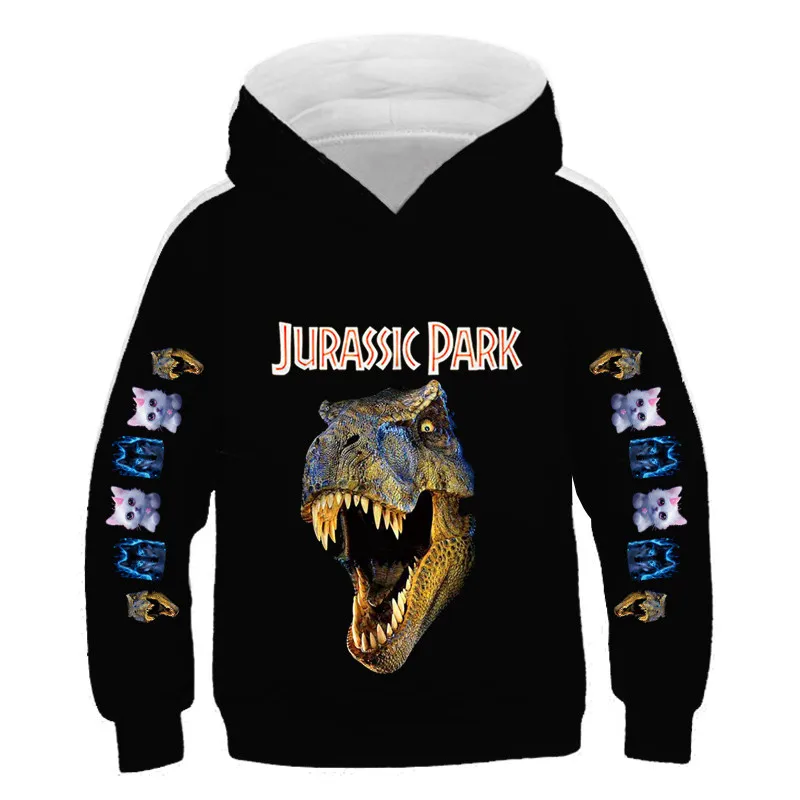 

2022 Children Dinosaur Casual Costume Animal Spring Boy And Girl Pullover Kids Clothes Funny Hoodies Baby Fashion Sweatshirt New