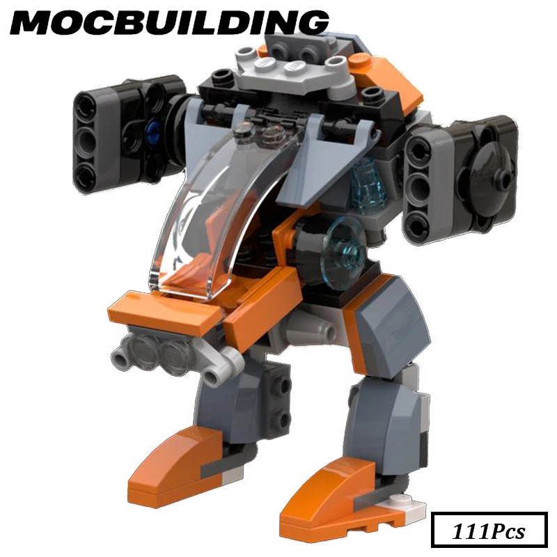 

MOC Creative Cannon Machine Walker Building Block Kit Toy Kid Birthday Gifts