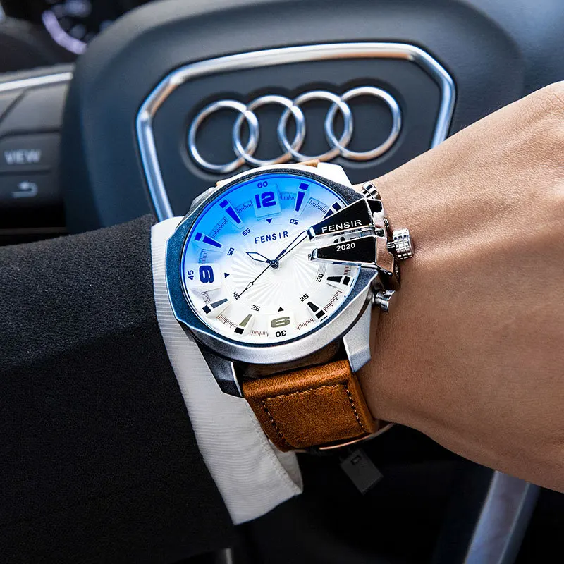 

Top Brand Luxury Men Watches Waterproof Leather Casual Sports Quartz Wristwatch Military Man Watch for Men Relogio Masculino
