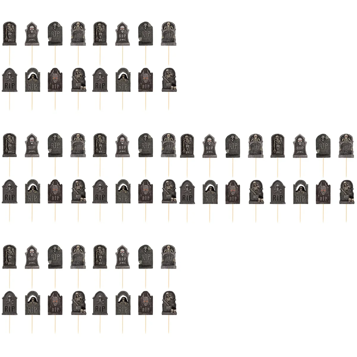 

Decor Cupcake Graveyard Cake Dessert Picks Toppers Miniature Tombstone Table Baby Centerpiece Horror Shower Ornament Party